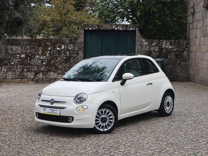 Branco Usado 2019 Fiat 500 Lounge Citadino | € 9.900 (Bom preço) - Imagem 1/4