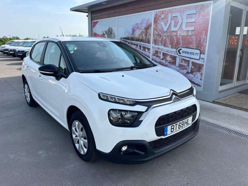 Branco Usado 2021 Citroën C3 Citadino | € 13.950 (Preço justo) - Imagem 1/4