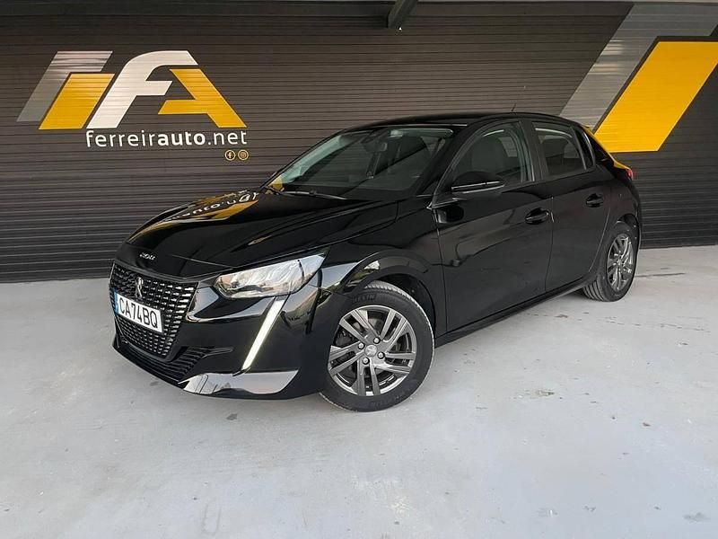 Preto Usado 2021 Peugeot 208 Active Citadino | € 13.900 (Preço justo) - Imagem 1/4