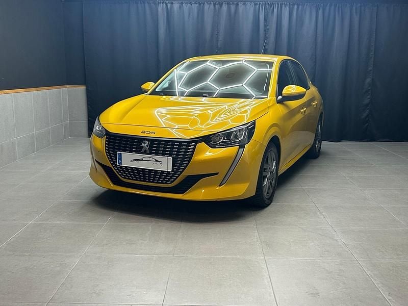 Amarelo Usado 2021 Peugeot 208 Allure Citadino | € 12.900 (Preço justo) - Imagem 1/4