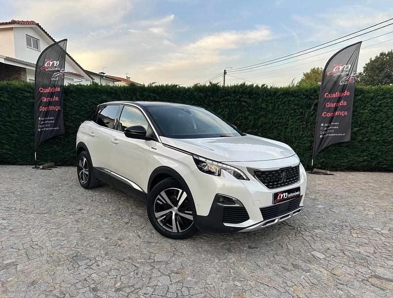 Branco Usado 2018 Peugeot 3008 GT-line SUV | € 16.999 (Bom preço) - Imagem 1/4