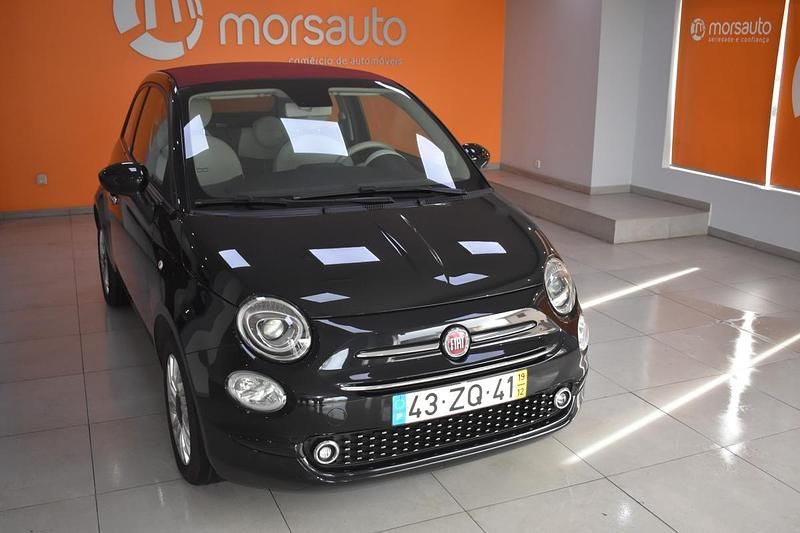 Usado Fiat 500C Lounge 69 HP (50 kW) 2019 Preto Cabrios