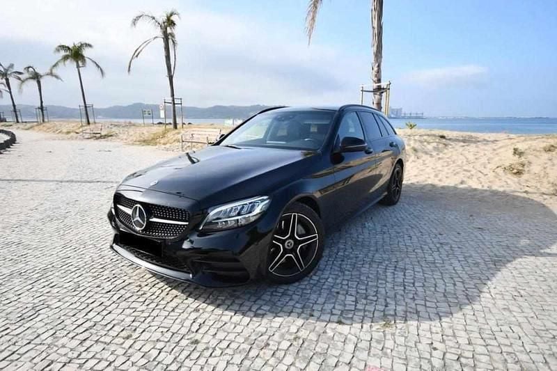 Preto Usado 2021 Mercedes C300 AMG line Carrinha | € 28.990 (Preço justo) - Imagem 1/4