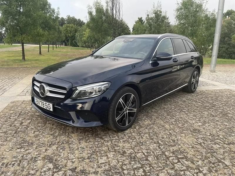 Azul Usado 2021 Mercedes C300e Carrinha | € 29.500 - Imagem 1/4