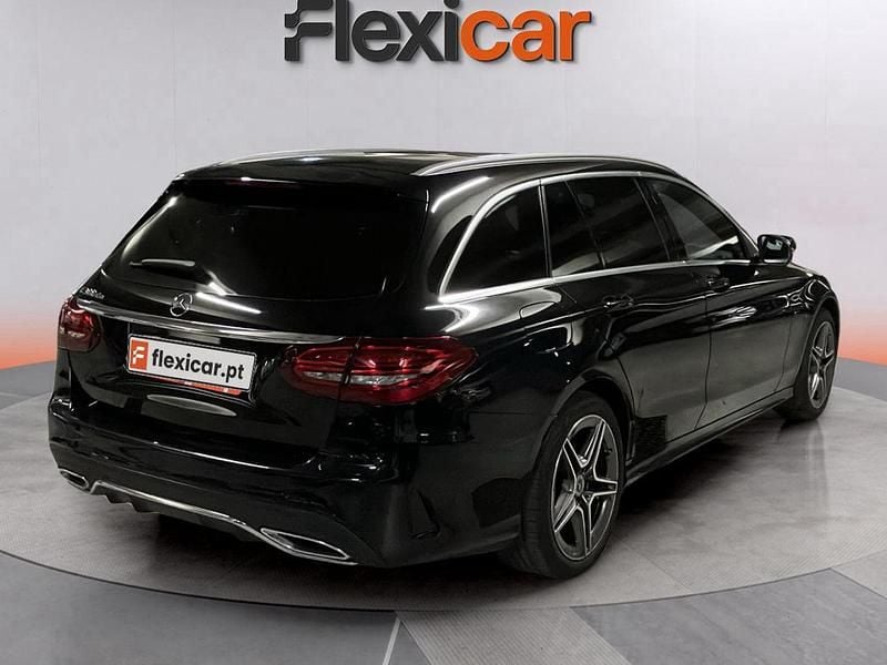 Usado Mercedes C300e AMG line 306 HP (225 kW) 2021 Preto Carrinha