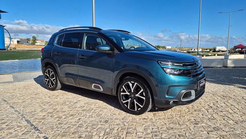 Verde Usado 2019 Citroën C5 Aircross Shine SUV | € 18.490 (Preço justo) - Imagem 1/4
