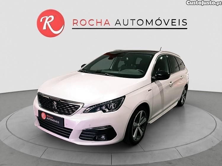 Branco Usado 2018 Peugeot 308 GT-line Carrinha | € 12.999 (Preço justo) - Imagem 1/1