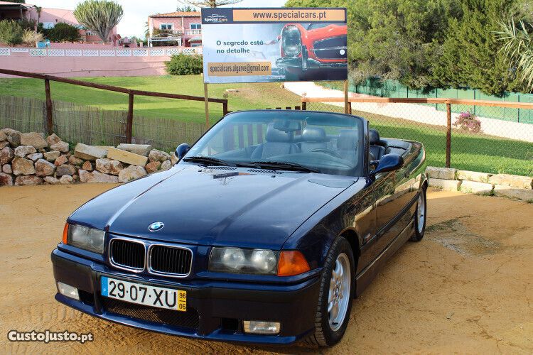 Azul Usado 1996 BMW 328 Cabrios | € 18.400 - Imagem 1/1