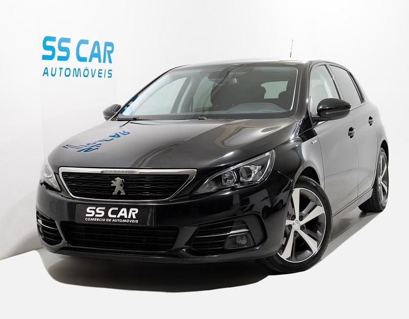 Preto Usado 2019 Peugeot 308 Allure Citadino | € 12.940 (Preço justo) - Imagem 1/4
