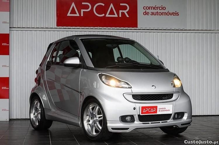 Cinza Usado 2008 Smart ForTwo Coupé Brabus Xclusive Cabrios | € 8.950 (Bom preço) - Imagem 1/1