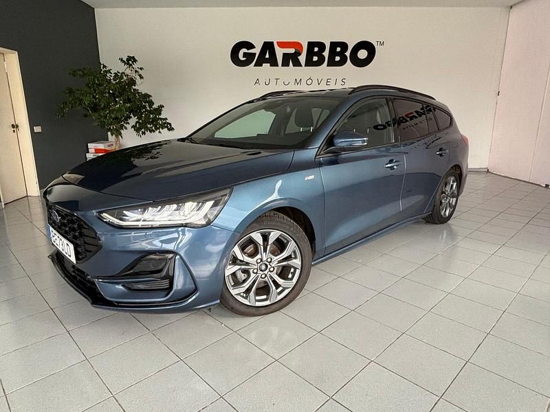 Azul Usado 2023 Ford Focus ST-Line Carrinha | € 20.950 (Preço justo) - Imagem 1/4