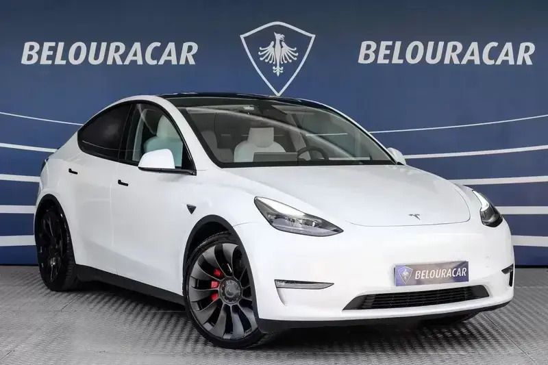 Branco Usado 2024 Tesla Model Y Performance SUV | € 49.500 (Preço elevado) - Imagem 1/4