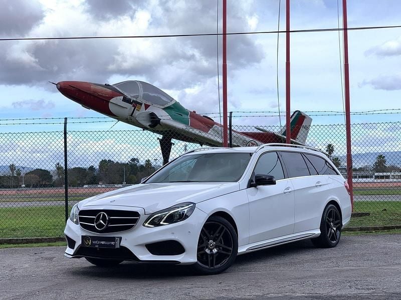 Branco Usado 2015 Mercedes E220 Avantgarde Carrinha | € 19.990 (Preço justo) - Imagem 1/4