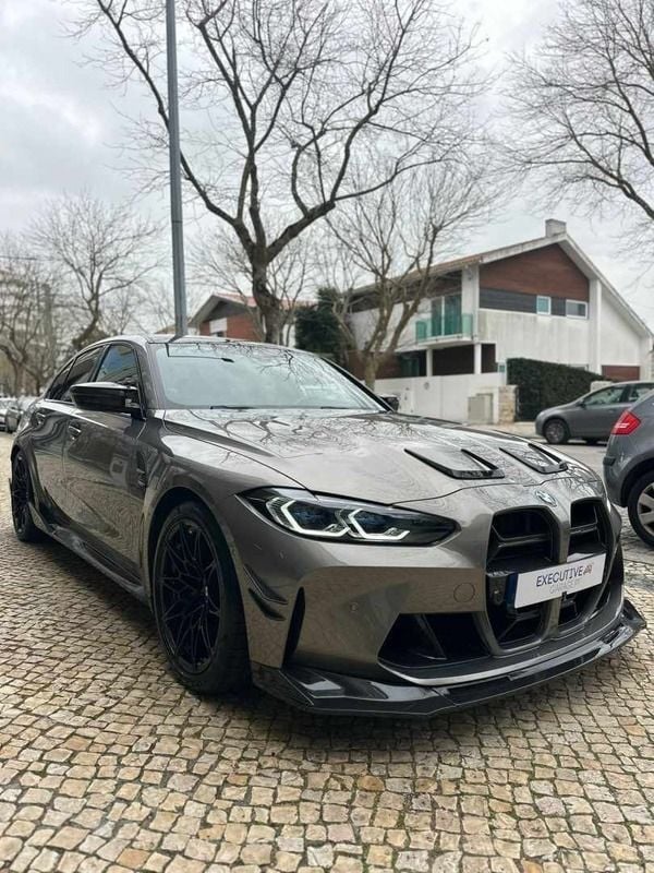 Cinzento Usado 2021 BMW M3 Competition Edition Sedan | € 106.000 - Imagem 1/4