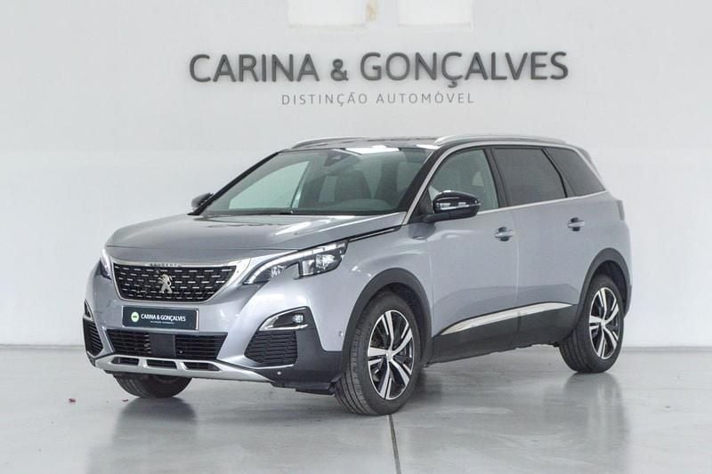Cinza Usado 2019 Peugeot 5008 GT-line Monovolume | € 25.950 (Preço justo) - Imagem 1/4