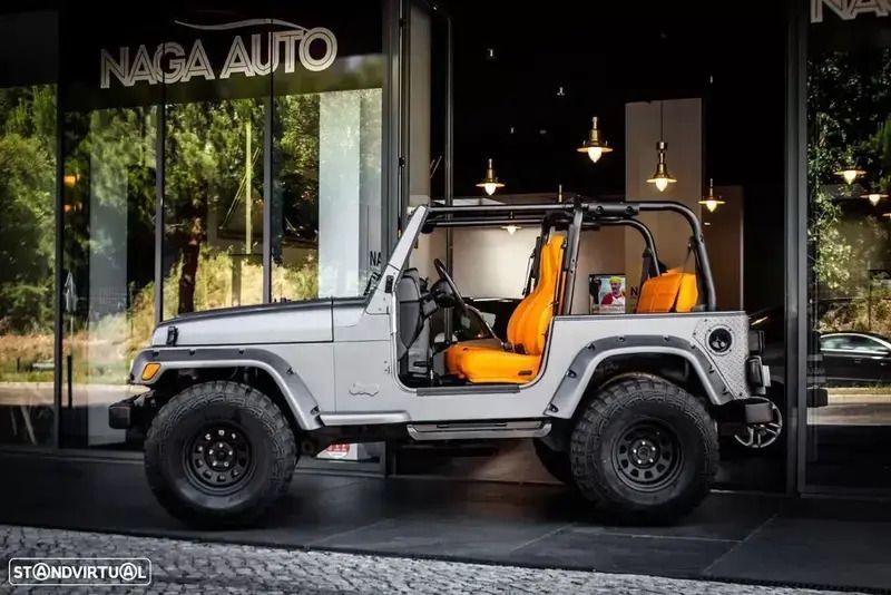 Usado Jeep Wrangler 121 HP (88 kW) 1997 Cinzento SUV