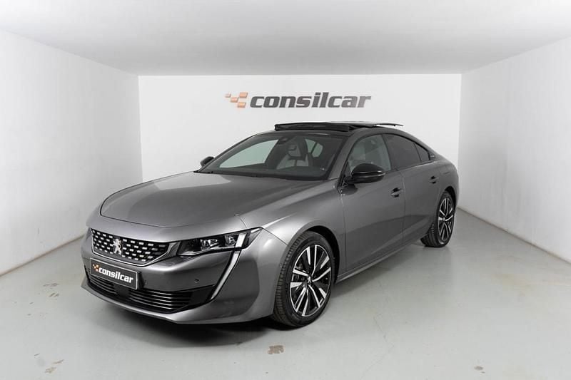 Cinza Usado 2020 Peugeot 508 GT-line Sedan | € 21.480 - Imagem 1/4