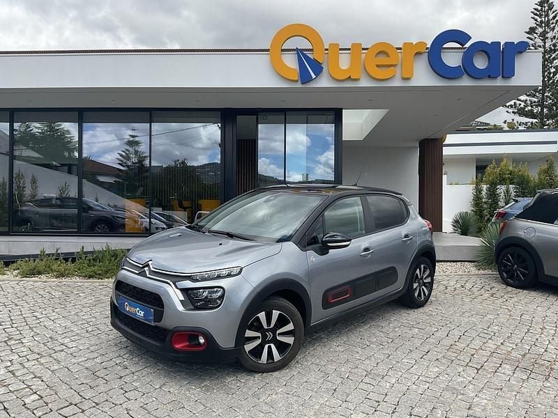 Cinza Usado 2021 Citroën C3 Feel Citadino | € 11.990 (Bom preço) - Imagem 1/4