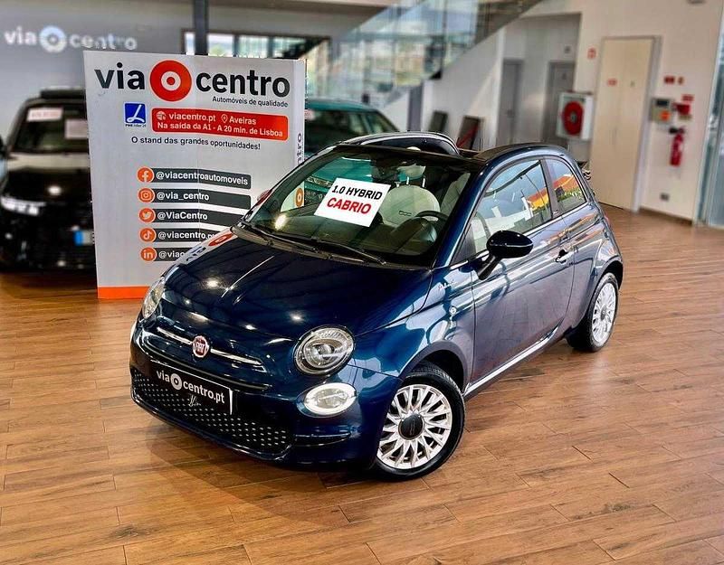 Azul escuro Usado 2022 Fiat 500C Dolcevita Cabrios | € 12.350 (Preço justo) - Imagem 1/4