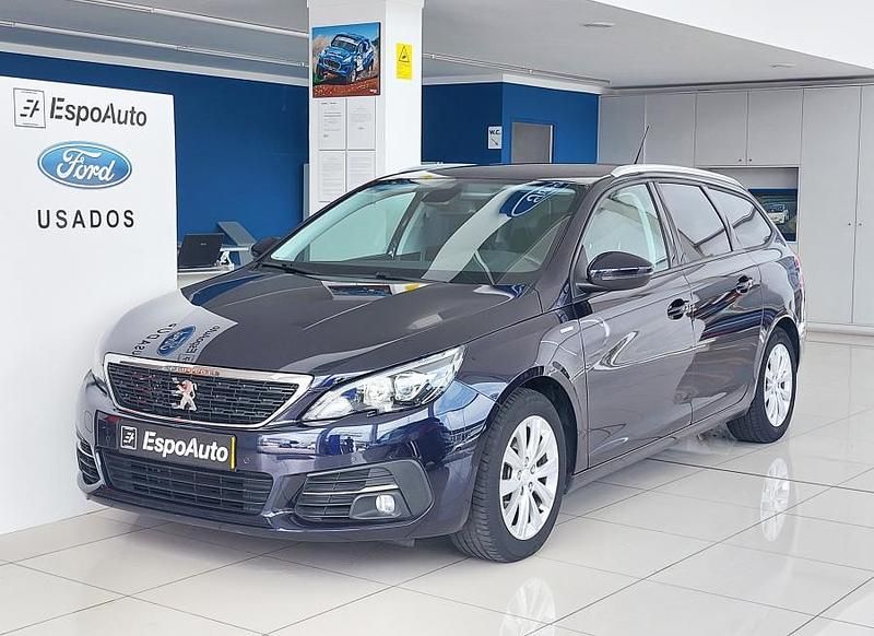 Azul Usado 2019 Peugeot 308 Style Carrinha | € 11.990 (Bom preço) - Imagem 1/4