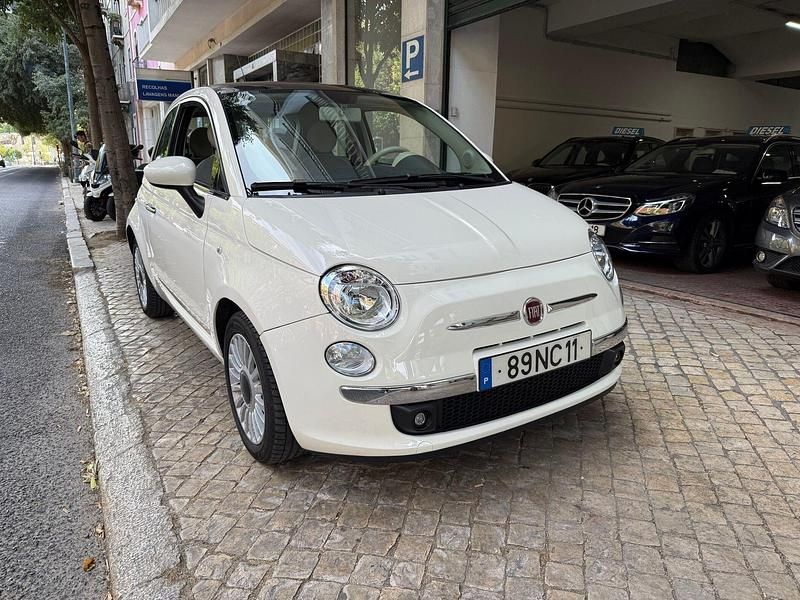 Bege Usado 2012 Fiat 500 Pop Citadino | € 7.750 (Bom preço) - Imagem 1/4