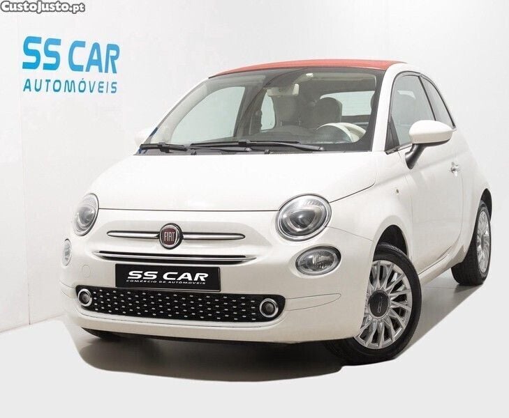 Branco Usado 2020 Fiat 500C Lounge Cabrios | € 12.480 (Preço justo) - Imagem 1/1