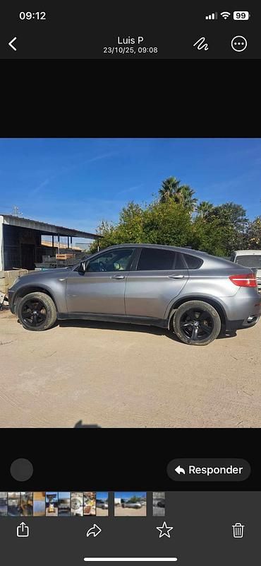 Cinzento Usado 2008 BMW X6 SUV | € 18.000 - Imagem 1/4