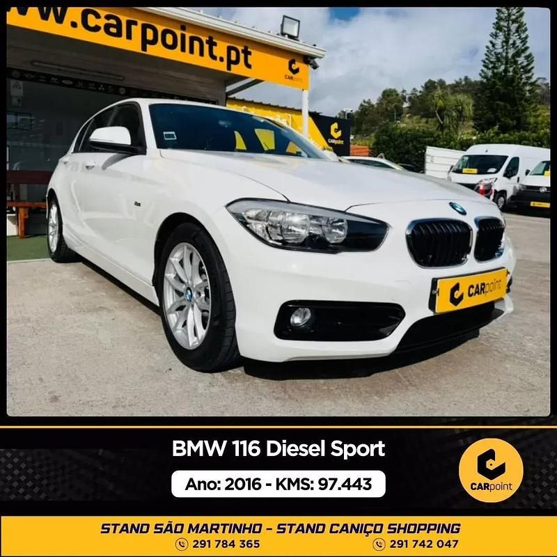 Usado BMW 116 Sport Line 116 HP (85 kW) 2016 Branco Citadino