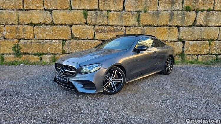 Cinza Usado 2018 Mercedes E220 AMG line Coupé | € 39.950 (Preço justo) - Imagem 1/1