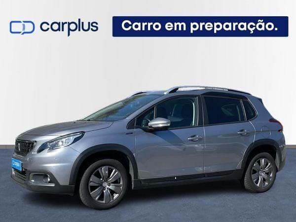 Cinzento Usado 2019 Peugeot 2008 Signature Sky SUV | € 12.000 (Bom preço) - Imagem 1/4