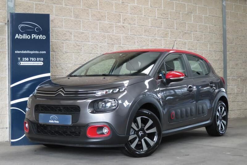 Cinzento Usado 2019 Citroën C3 Citadino | € 11.750 (Preço justo) - Imagem 1/4