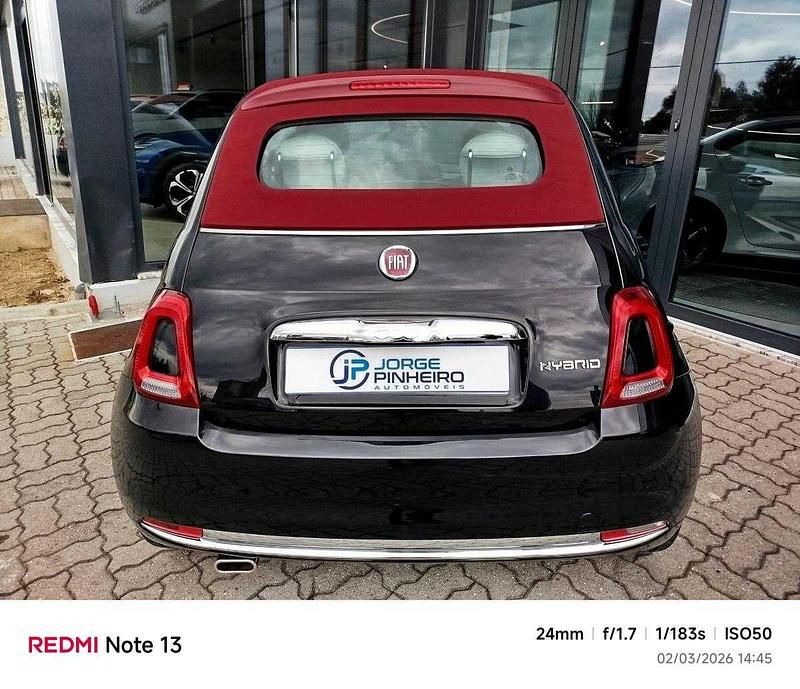 Usado Fiat 500C 70 HP (51 kW) 2022 Preto Cabrios
