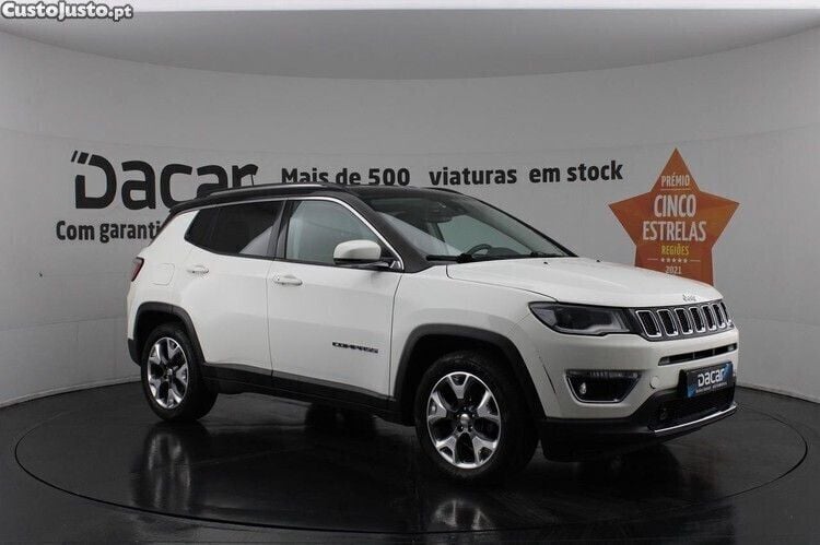 Branco Usado 2021 Jeep Compass Limited SUV | € 19.899 (Bom preço) - Imagem 1/1