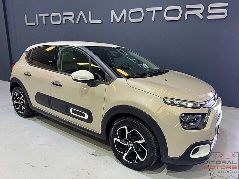 Bege Usado 2022 Citroën C3 PureTech Citadino | € 13.900 (Bom preço) - Imagem 1/3