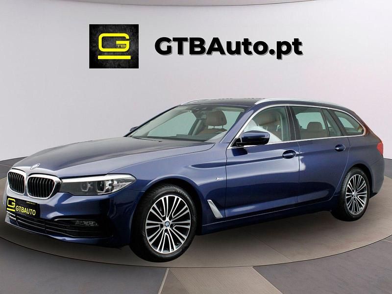 Usado BMW 520 Sport Line 190 HP (139 kW) 2018 Azul Carrinha