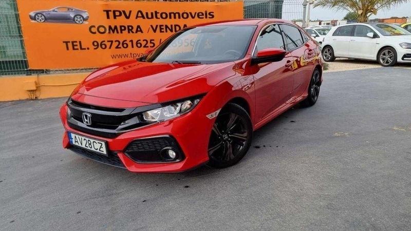 Vermelho (metalizado) Usado 2018 Honda Civic Executive Citadino | € 18.950 (Preço justo) - Imagem 1/4