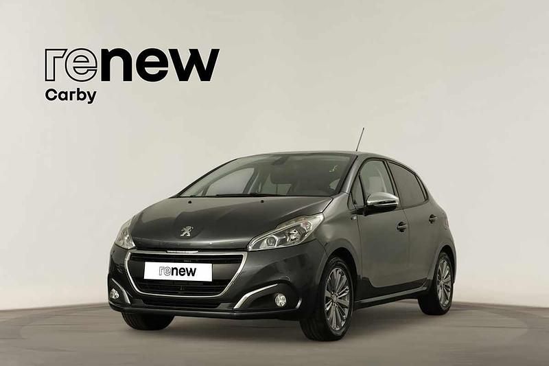 Cinzento Usado 2017 Peugeot 208 Access Citadino | € 11.990 (Caro) - Imagem 1/4