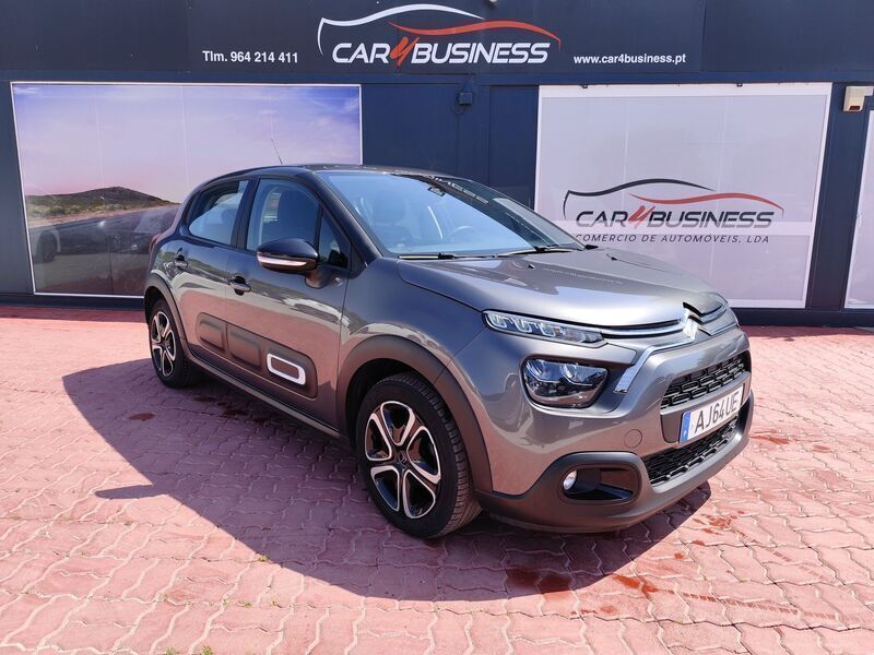 Cinza Usado 2021 Citroën C3 Feel Citadino | € 15.900 (Preço justo) - Imagem 1/4