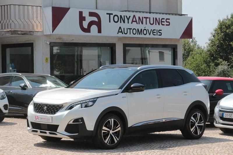 Branco Usado 2018 Peugeot 3008 GT-line | € 16.500 (Preço justo) - Imagem 1/4