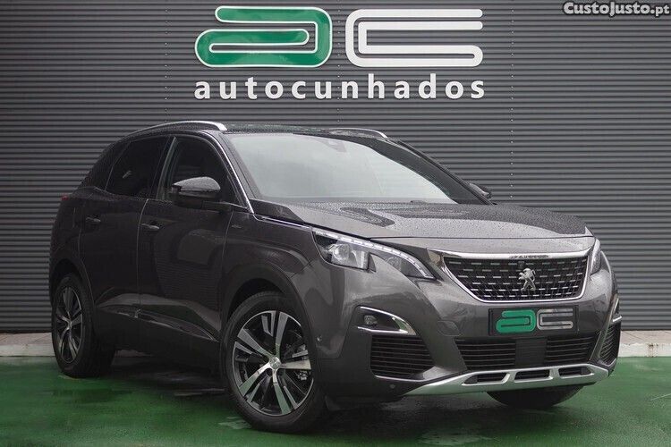 Cinza Usado 2018 Peugeot 3008 GT-line SUV | € 18.950 (Preço justo) - Imagem 1/1