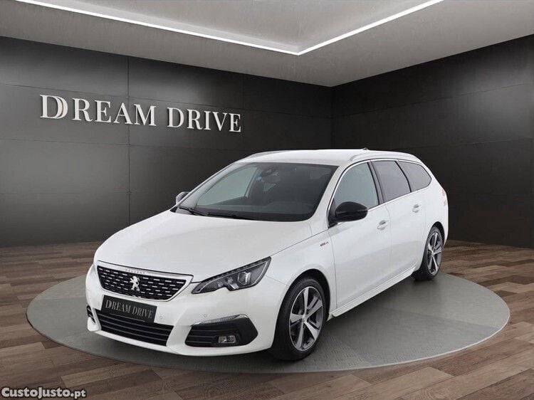 Branco Usado 2018 Peugeot 308 GT-line Carrinha | € 12.290 (Bom preço) - Imagem 1/1