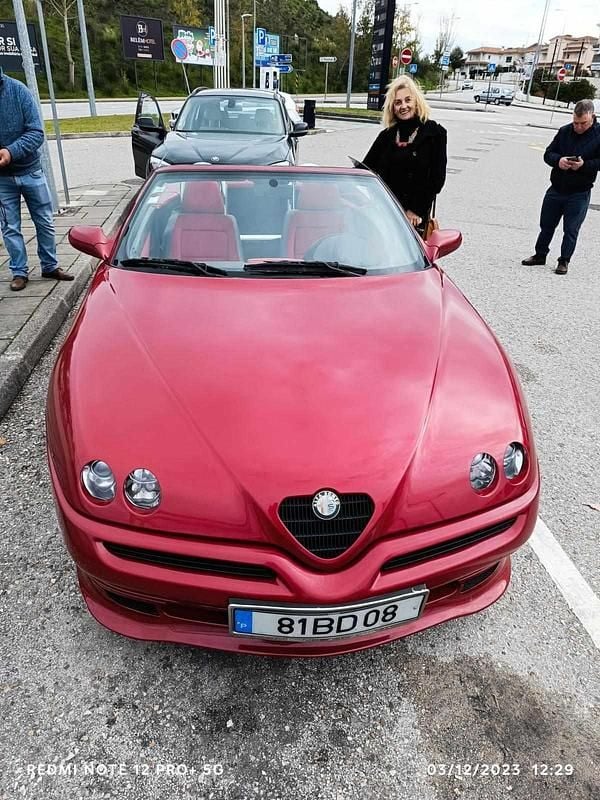 Vermelho Usado 1992 Alfa Romeo Spider Cabrios | € 14.500 - Imagem 1/4