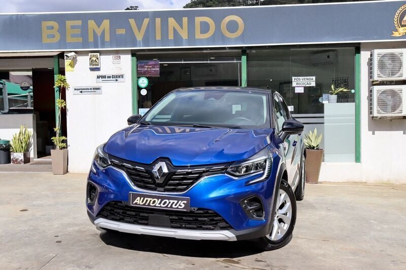 Azul Usado 2021 Renault Captur Intens SUV | € 17.270 (Preço justo) - Imagem 1/4