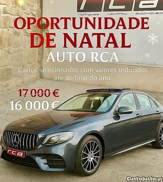 Cinza Usado 2014 Mercedes E300 AMG line Sedan | € 17.000 (Bom preço) - Imagem 1/1