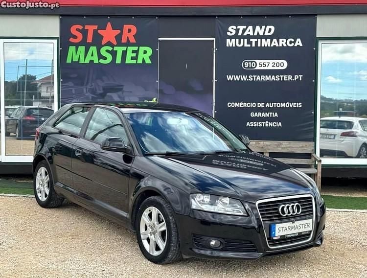 Preto Usado 2009 Audi A3 Citadino | € 7.650 (Bom preço) - Imagem 1/1
