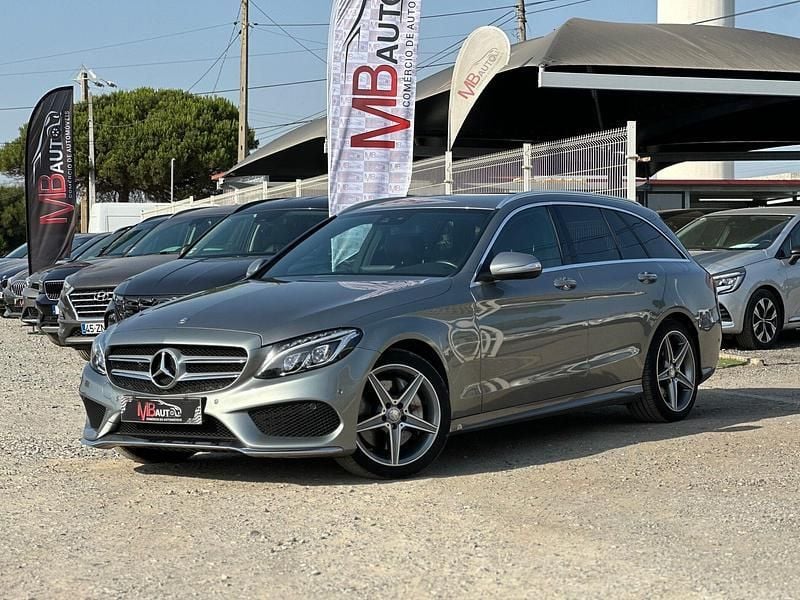 Cinza Usado 2014 Mercedes C250 AMG line Carrinha | € 30.900 - Imagem 1/4