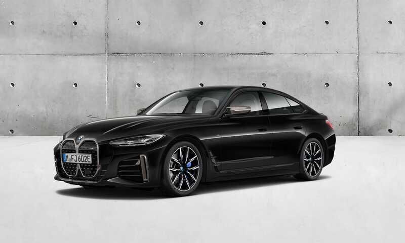 Preto sapphire metalizada Usado 2023 BMW i4 Shadowline Sedan | € 81.250 - Imagem 1/4