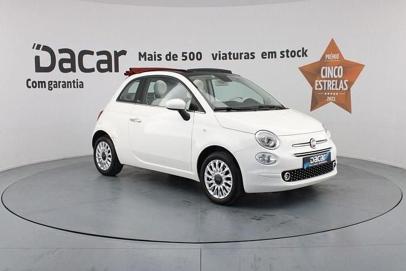 Branco Usado 2020 Fiat 500C Lounge Cabrios | € 9.899 (Bom preço) - Imagem 1/4