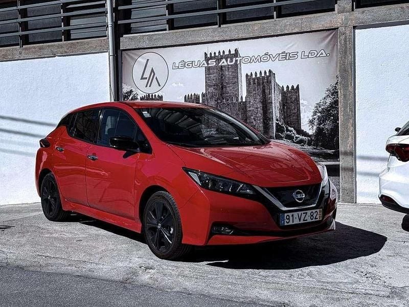 Vermelho Usado 2019 Nissan Leaf Citadino | € 10.750 (Bom preço) - Imagem 1/4