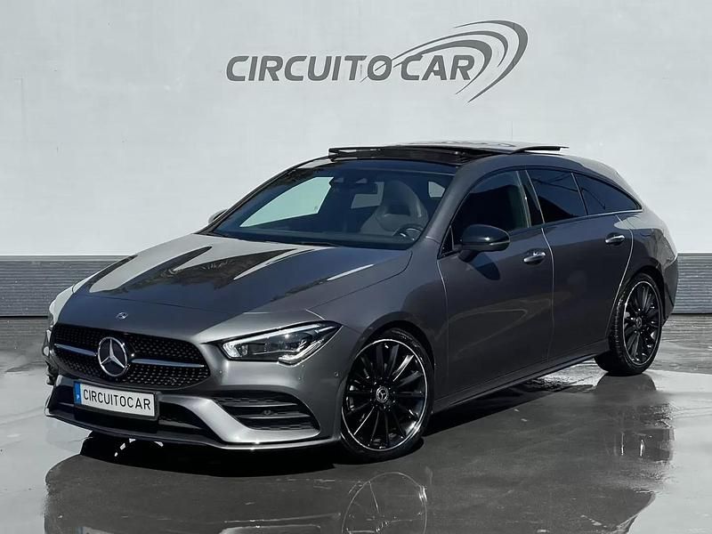 Cinzento Usado 2020 Mercedes CLA180 Shooting Brake AMG line Carrinha | € 25.750 (Preço justo) - Imagem 1/4
